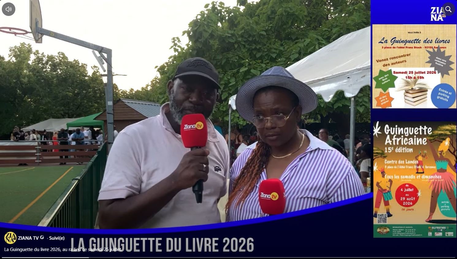 Affiche de la Guinguette du livre