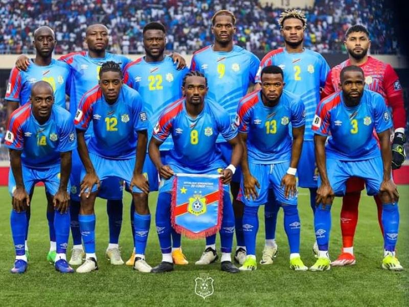 Les Léopards de la RDC à l'entraînement
